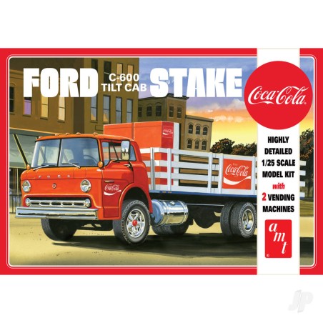 AMT Ford C600 Stake Bed w/Coca-Cola Machines