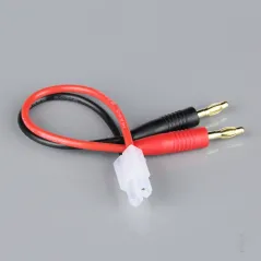 Radient Charge Lead, 4mm Bullet to Tamiya Male, 14AWG, 150mm (ESC End)