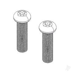 Multiplex Nylon wing screwsFunCub XL
