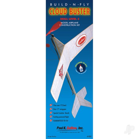 Guillow Cloud Buster with Glue