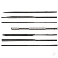 Excel Assorted File Set with Handle, Cut 2 with Square, Round, Halfround, Equaling, Knife and Flat (6 pcs) (Carded)