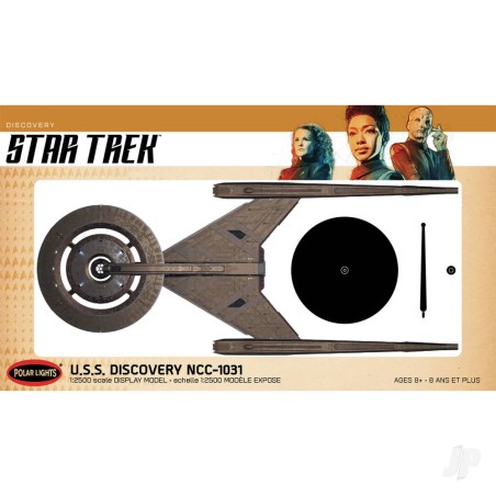 Polar Lights Star Trek Discovery U.S.S. Discovery Prebuilt Display Model 2T