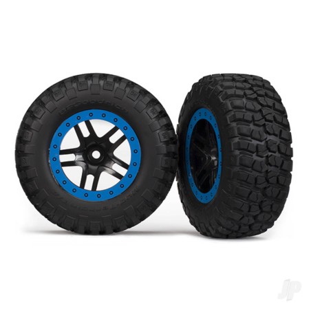 Traxxas Tyre and Wheel Assembly (2 pcs)