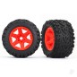 Traxxas Tyres and Wheels, Assembled Glued Talon EXT Tyres (2 pcs)