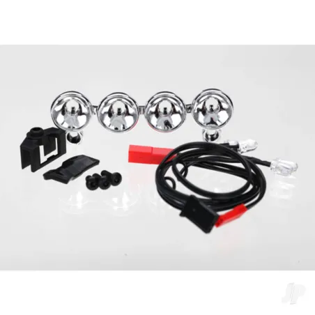 Traxxas LED light bar (chrome, 4 clear lights)