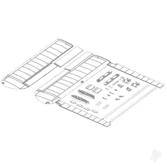 Multiplex Wing Set FunCub XL Kit Version 224432