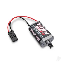 Traxxas Motor, Titan 87T (87-turn, 180 size)/ pinion gear, 11-tooth (metal)