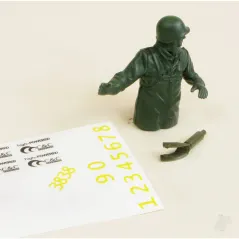Henglong M26 Decals and Driver Set (Green)