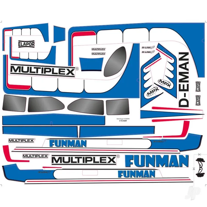 Multiplex Decal Funman 724397