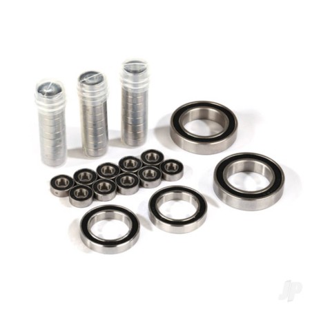 Traxxas Ball bearing Set, TRX-4 Traxx, black rubber sealed, stainless (contains 5x11x4 (40), 20x32x7 (2 pcs), & 17x26x5 (2 pcs) 