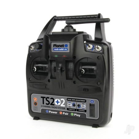 Planet TS2+2 2.4GHz 2-Channel Stick Transmitter with 2 Aux Channels with 6-channel Rx