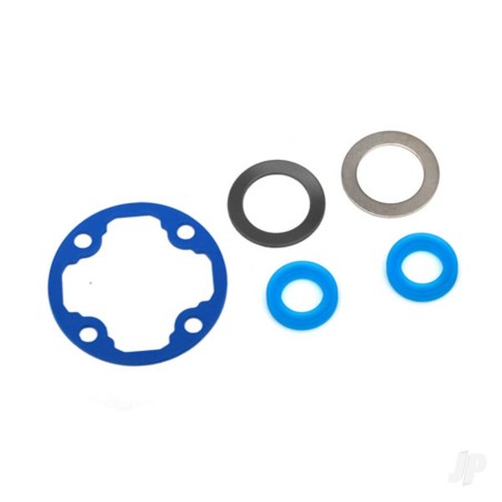 Traxxas Differential gasket / x-rings (2 pcs) / 12.2x18x0.5 metal washer (1pc) / 12.2x18x0.5 PTFE-coated washer (1pc)
