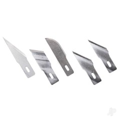Excel 5 Assorted Heavy Duty Blades (2, 19, 22, 2x 24), Shank 0.345" (0.88 cm) (5 pcs) (Carded)