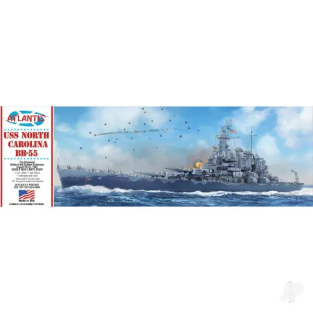 Atlantis Models 1:500 USS North Carolina BB-55 Battleship