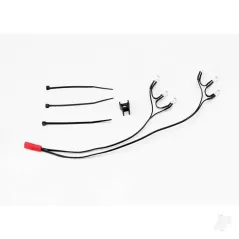 Traxxas LED lights, Rear harness (6 Red lights), Summit (1pc) / wire clip (1pc)