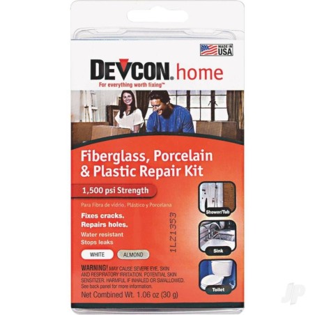 Devcon Fibreglass, Porcelain & Plastic Repair Kit
