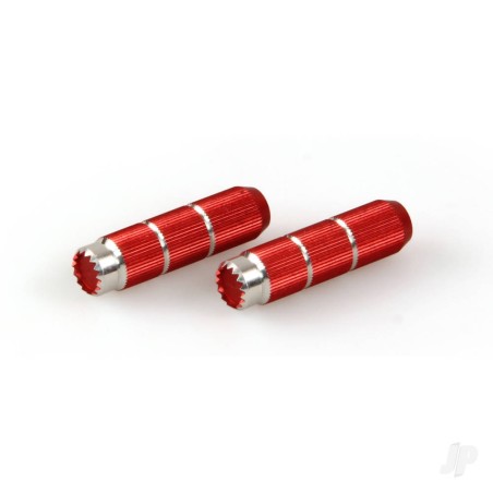 Hitec Red Tx Stick Ends (Long) 33mm