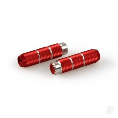 Hitec Red Tx Stick Ends (Long) 33mm
