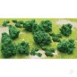 JTT Foliage Clumps Bushes, 1/2in to 1in, (55 per pack)
