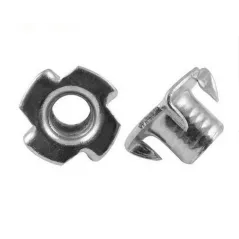 M4 Captive Nut FOUR PRONGED T NUTS Pack of 4