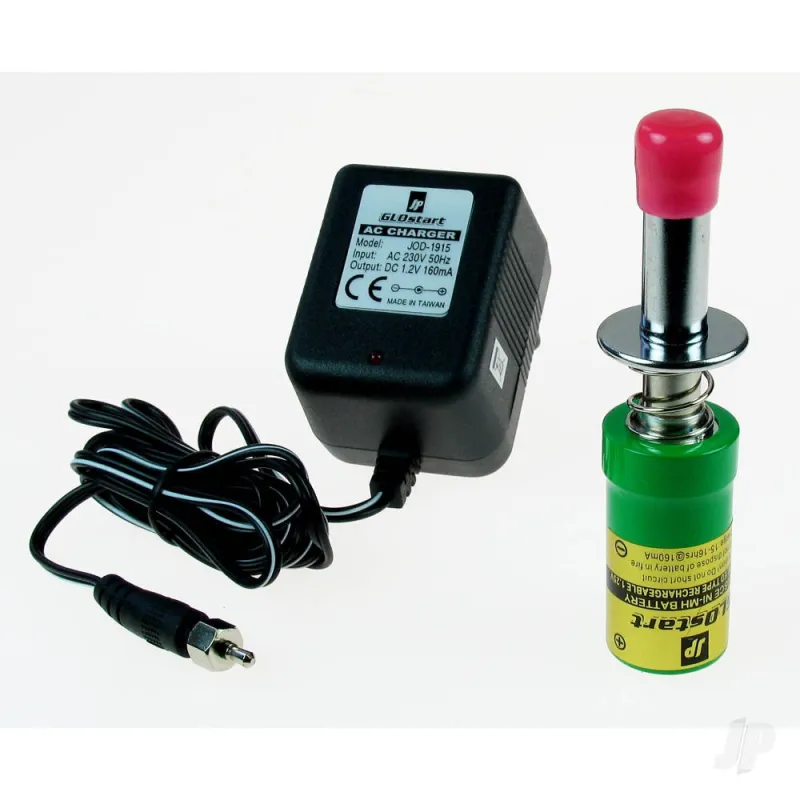 JP Glo-Start Clip (S) 2400mAh NiMH + Charger (2Pin)