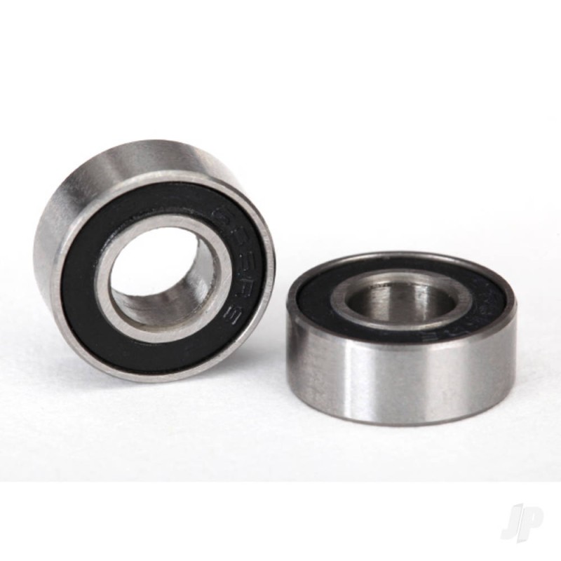 Traxxas Ball bearings, black rubber sealed (6x13x5mm) (2 pcs)