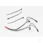 Traxxas LED lights, Front harness (4 clear lights), Summit
