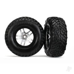 Traxxas Tyres and Wheels, Assembled Glued SCT Off-Road Racing Tyres (2 pcs)