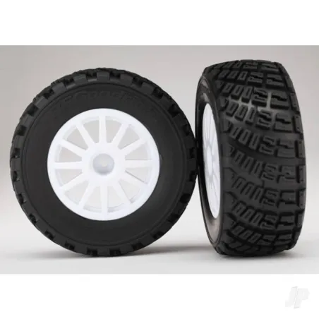 Traxxas Tyres and Wheels, Assembled Glued BFGoodrich Rally (2 pcs)