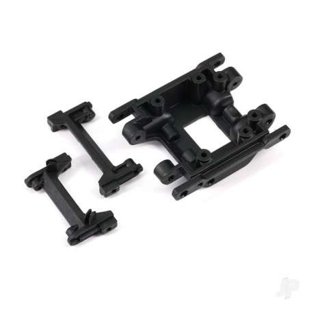 Traxxas Skidplate, Center/ bumper mount, front/ bumper mount, rear