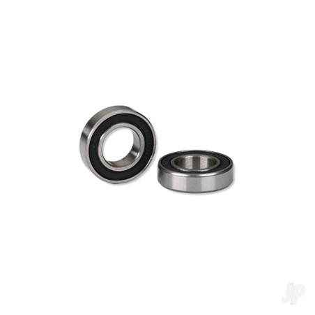 Traxxas Ball bearings, black rubber sealed (10x19x5mm) (2)