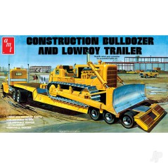 AMT Lowboy Trailer & Bulldozer Combo