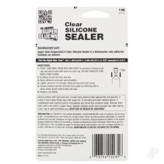Super Glue Clear Silicone Sealer (1.5fl oz, 44.3ml)