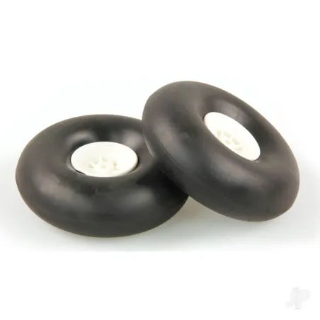 JP White Wheels 4.0in - (100mm) (10 pcs)