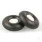 JP White Wheels 4.0in - (100mm) (10 pcs)
