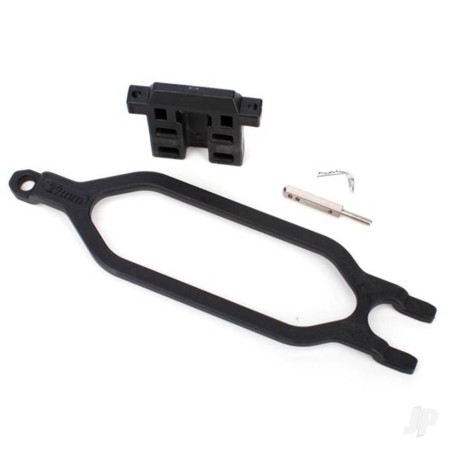 Traxxas Hold down, battery / hold down retainer / battery post / angled Body clip (allows for installation of taller, multi-cell