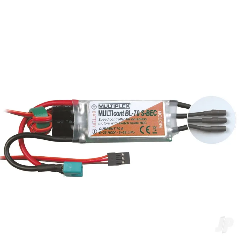 Multiplex Speed controller MULTIcont BL-70 SBEC