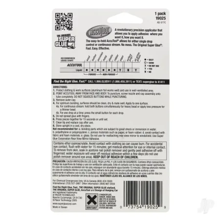 Super Glue Super Glue with Accutool (0.17oz, 5g)