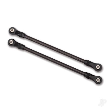 Traxxas Suspension links, Rear lower (2 pcs) (5x115mm, Steel) (assembled with hollow balls) (for use with 8140 TRX-4 Long Arm Li