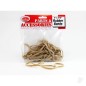 Guillow 8inx3/16in Rubber Band (10 rubber bands)
