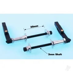 Dubro HD Adjustable Control Horns (.40 - .91) (2 pcs per package)