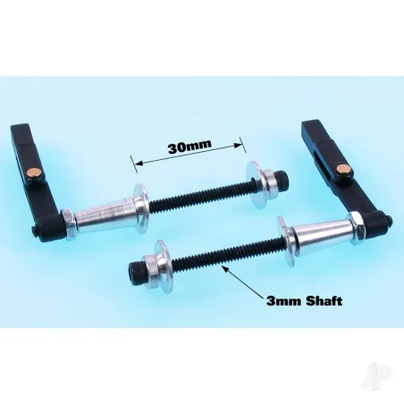 Dubro HD Adjustable Control Horns (.40 - .91) (2 pcs per package)