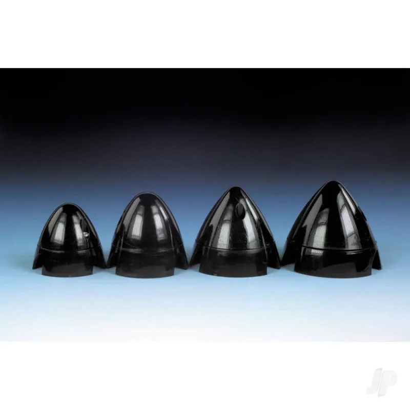 JP 2in (50mm) 3-Blade Black Nylon Spinner