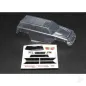 Traxxas Body, 1:16 Summit (clear, requires painting) / grille, lights decal sheet