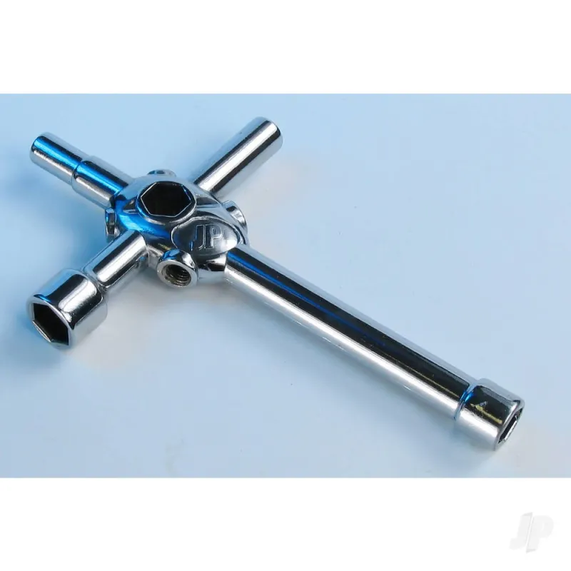 JP 4 Way Wrench 1/10 Car/Heli 5.5/7/8/10