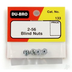 Dubro Blind Nuts 2-56 (4 pcs per package)