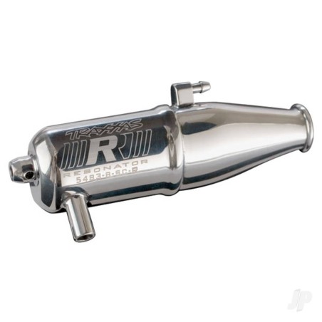 Traxxas Tuned pipe, Resonator, R.O.A.R. legal (single-chamber, enhances low to mid-rpm power) (for Jato, N. Rustler, N. 4-Tec wi