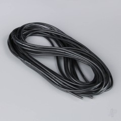Radient Silicone Wire, 14AWG, 25ft / 7.5m Black (on a roll)