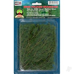 JTT Medium Green Foliage Branches, 1.5in to 3in, (60 per pack)