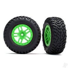 Traxxas Tyres and Wheels, Assembled Glued SCT Off-Road Racing Tyres (2 pcs)